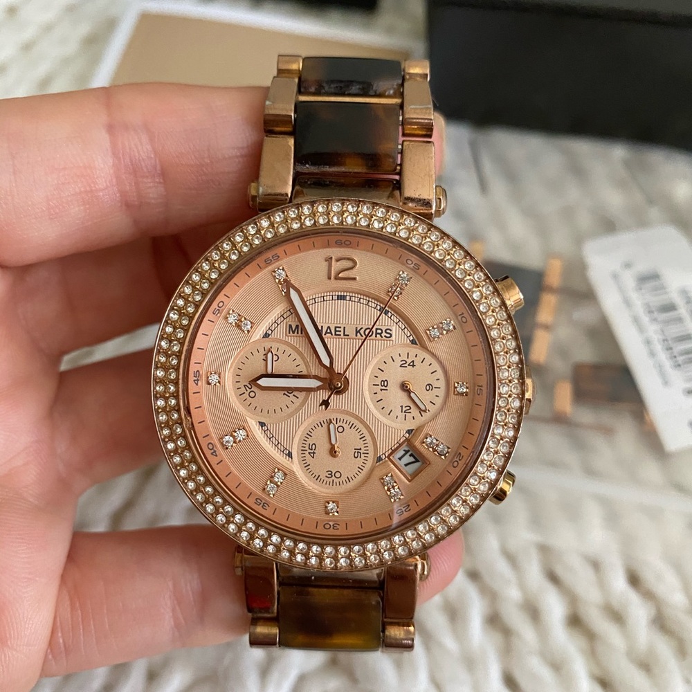 Michael Kors Tortoiseshell Watch